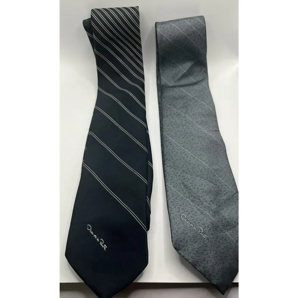 Set of 2 Oscar de la Renta Ties